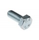 10 pz BULLONE ZINCATO TESTA ESAGONALE TUTTO FILETTATO 6x40 M6 40mm VITE ACCIAIO