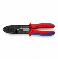 97 21 215 B PINZA PER CAPICORDA CRIMPATRICE BRUNITA TAGLIA CAVI FILI KNIPEX 