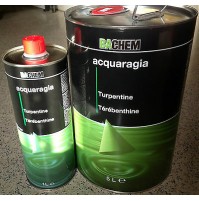 ACQUARAGIA SOLVENTE SMALTO PITTURA VERNICE PENNELLI DA LT. 5 ACQUA RAGIA