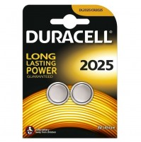 BATTERIA DURACELL CR2025 CR 2025 PEZZI 2 LONG LASTING POWER 3V LITHIUM BATTERIE