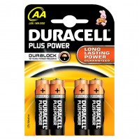 BATTERIE BATTERIA STILO DURACELL 4 PZ PLUS POWER