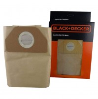 BLACK&DECKER Sacchetti Filtro in Carta 20L per Aspiratori 5PZ 41829