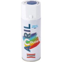 BOMBOLETTA SPRAY SMALTO ACRILICO ACRILCOLOR 3949 BLU GENZIANA RAL 5010 AREXONS