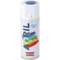 BOMBOLETTA SPRAY SMALTO ACRILICO ACRILCOLOR 3951 BLU TRAFFICO RAL 5017 AREXONS