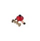 CENTRALINA GAS GPL X 2 BOMBOLE CON REGOLATORE BASSA PRESSIONE 4- KG MONDIAL 2619