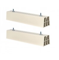 COPPIA BASE IN PVC SUPPORTO 35x8x8 cm PAVIMENTO CLIMATIZZATORE CONDIZIONATORE