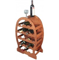 Cantinetta Botte in Legno Multistrato Porta Bottiglie vino 23 posti 49x26x76h cm