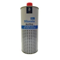 DILUENTE ACRILICO PER VERNICE  SOLVENTE VERNICE COLORE CARROZZERIA 1 LT 2BM