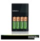 DURACELL Hi-Speed Value Charger CEF14 45 minuti di carica = 4 ore di utilizzo 