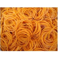 ELASTICI IN GOMMA GIALLA D.20 x1.6 mm CANCELLERIA CIPOLLE