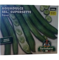 FAVA FAVE AGUADULCE SEL. SUPERSETTE 1000 G 1 KG BACCELLO 25/28 cm VARIETA' PRECO