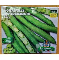 FAVA FAVE medio PRECOCE AGUADULCE SUPERSIMONIA SEMI KG.1 - GR. 1000 L'ORTOLANO