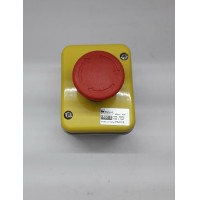 INTERRUTTORE di emergenza CON RIPRISTINO RESET 10A 1NA+1NC 400V FUNGO ROSSO IP54