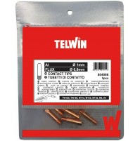 KIT 5 Tubetti di contatto, Al, Flux 1-0.9 Telwin 804086 X torce TW160 TW180 MT15