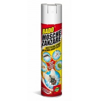 LINFA BADO mosche zanzare spray INSETTICIDA 400 ml antizanzare insetti volanti 