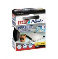 NASTRO TELATO IN TELA TESA EXTRA POWER PERFECT 2,75X19 2,75 mt 19mm NERO