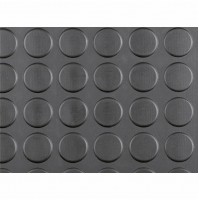 PAVIMENTO COPRIPAVIMENTO PVC RIVESTIMENTO BULLONATO BOLLATO NERO H.100 