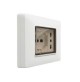 PLACCA STAGNA VIMAR PLANA 14943 COLORE GRIGIO RAL 7035 CALOTTA IP55 CON VITI