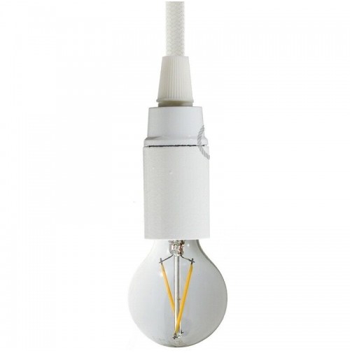 Set 12 Pezzi Porta Lampada Portalampada Lampadina Con Fermo E14 Max 40w  linq