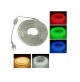 STRISCIA LED STRIP BOBINA 5 METRI TUBO INTERNO ESTERNO 220V COLORI ILLUMINAZIONE