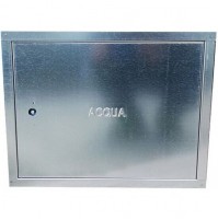 TELAIO CON COPERCHIO SPORTELLO PER CONTATORE ACQUA 40x50 CM ACQUEDOTTO ZINCATO