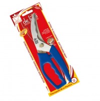 TRINCIAPOLLO TAGLIAPOLLO ACCIAIO INOX PROF. 24cm MANICO PLASTICA LAMA DENTELLATA