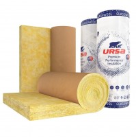 URSA GLASSWOOL DF 39/NA LANA DI VETRO ISOLAMENTO TERMO-ACUSTICO 120cm x 15mt SP5