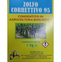 ZOLFO CORRETTIVO 95 GIALLO KG. 1 POLVERE SECCA PER AGRICOLTURA VERDURA